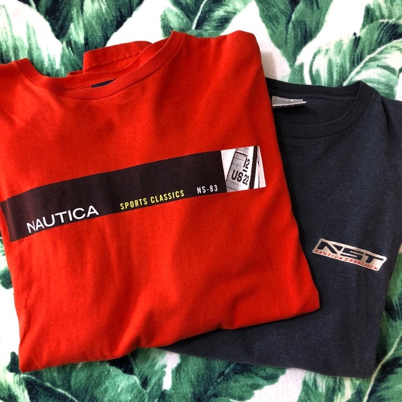 Nautica Other - Two 90s Nautica Sport Tech Shirts - XL